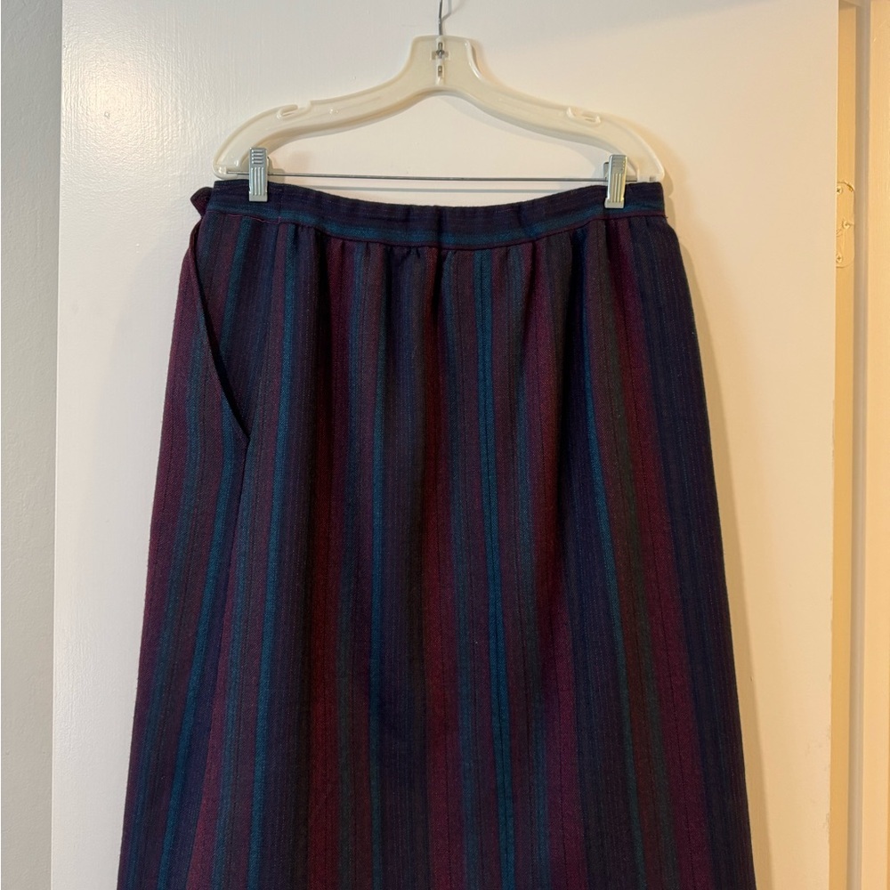 Evan Picone vintage The Classic Woman wool suit jacket and midi skirt 1970s/80s - Picture 8 of 12